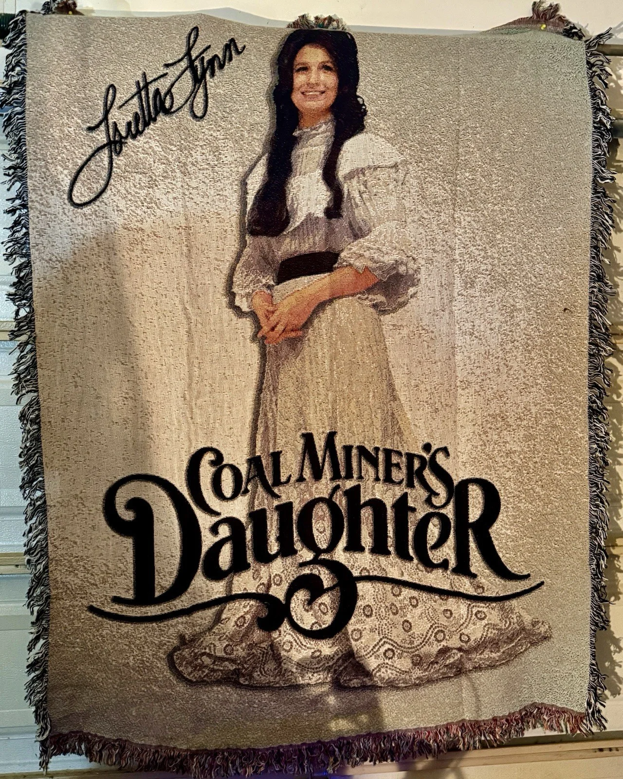 Loretta Lynn Coal Miners Daughter Tapestry Throw 51x68, image 4