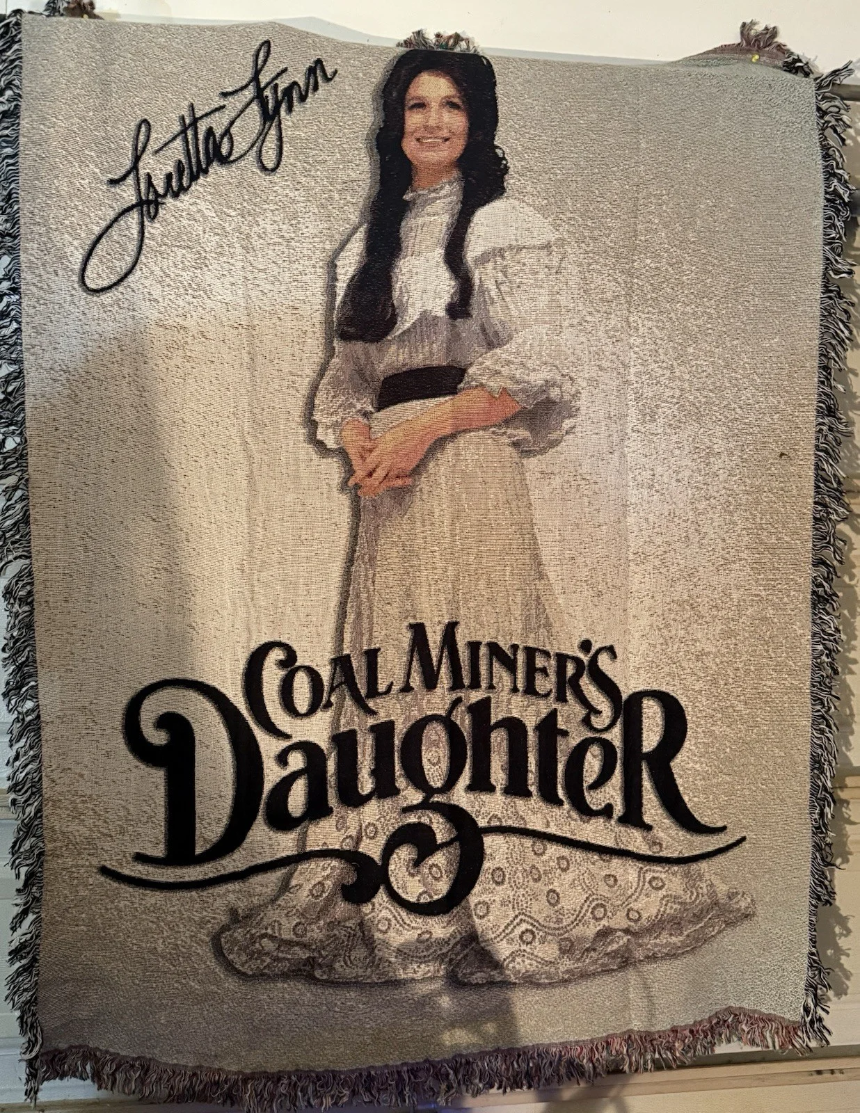 Loretta Lynn Coal Miners Daughter Tapestry Throw 51x68, image 5