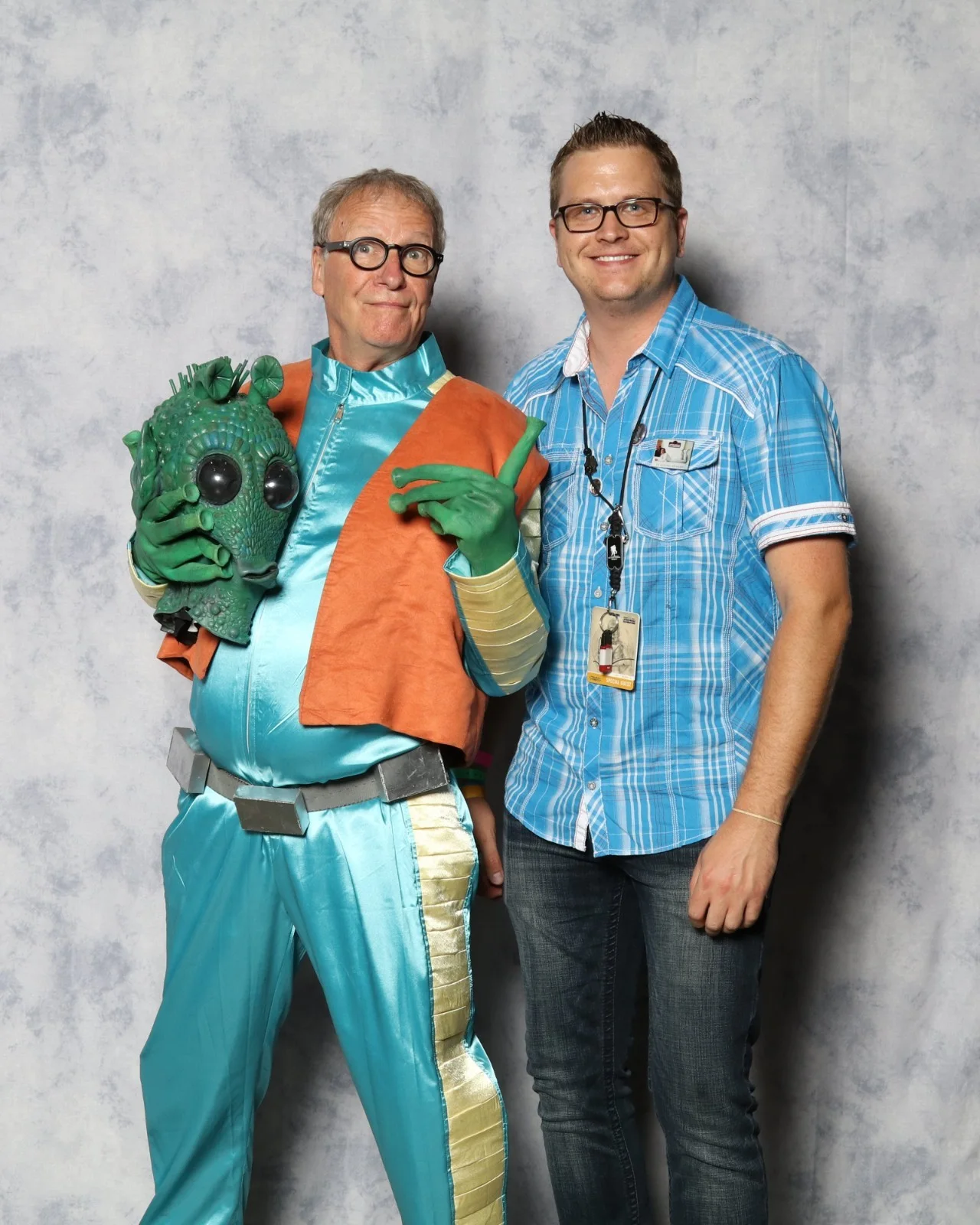 Paul Blake — Star Wars- Paul Blake signed Greedo 8x10 photo JSA COA, изображение 2