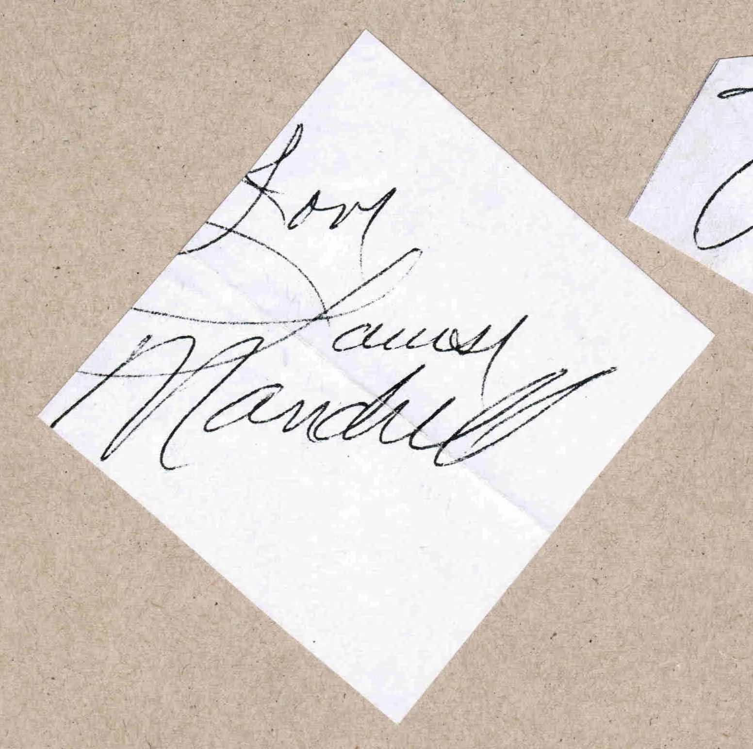 1980's Louise Mandrell & RC Bannon Autograph w/Fan Taken 3.5 x 3.5 OOAK Photo, изображение 2
