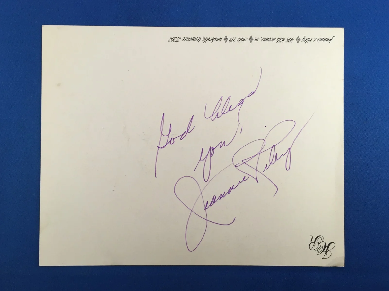 JEANNIE C. RILEY AUTOGRAPHED PHOTO HARPER VALLEY PTA 1968 CLASSIC COUNTRY, image 2