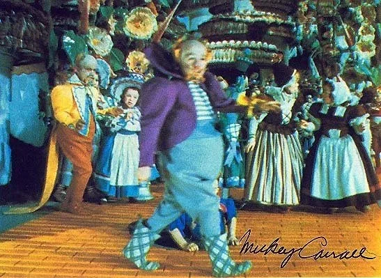 Mickey Carroll — Wizard Of Oz Munchkin Mickey Carroll Autographed 8x10 B/W Photo, image 4