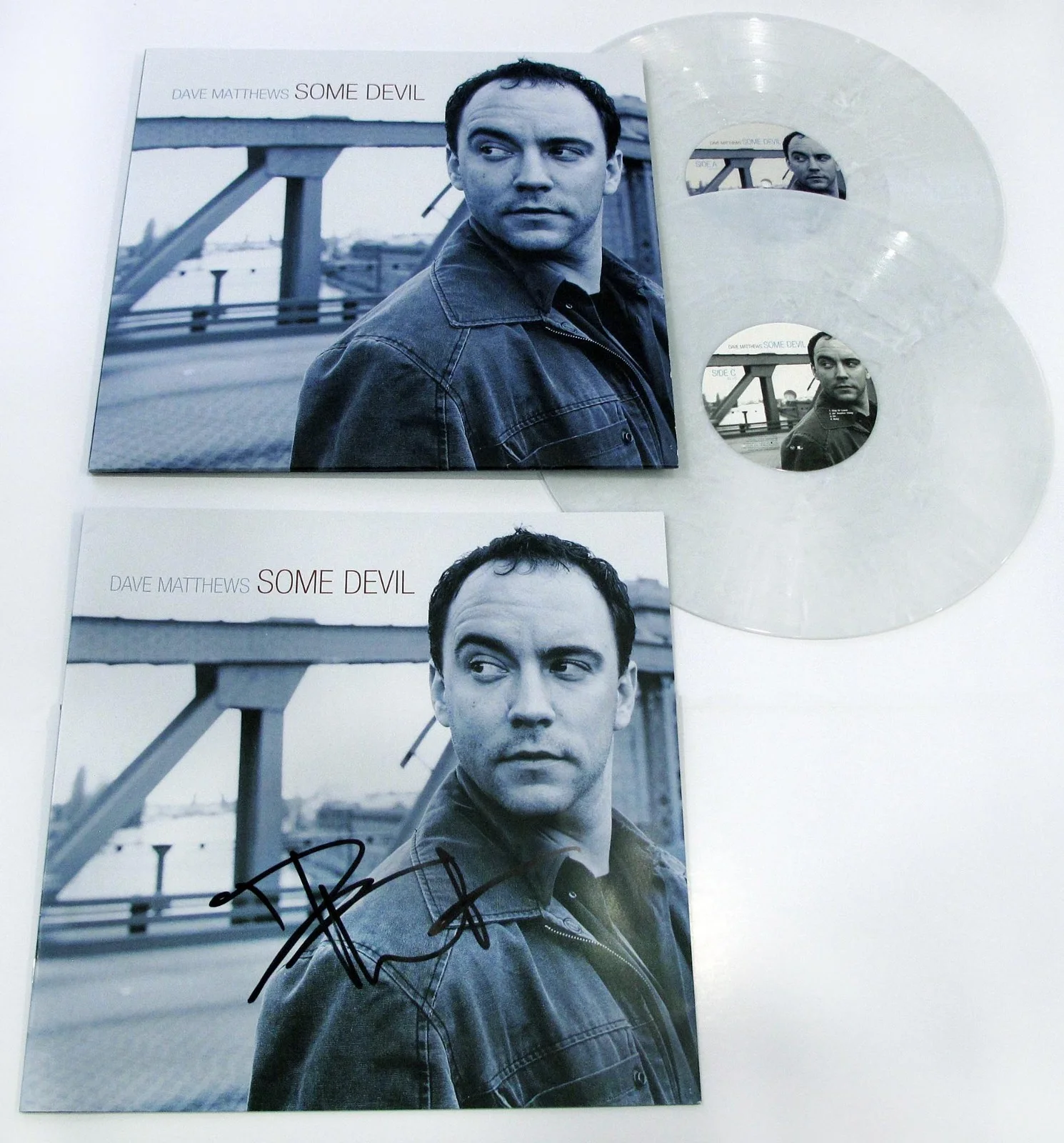 Dave Matthews — DAVE MATTHEWS signed "SOME DEVIL" Vinyl Album Booklet EXACT PROOF dmb JSA Rare, image 5