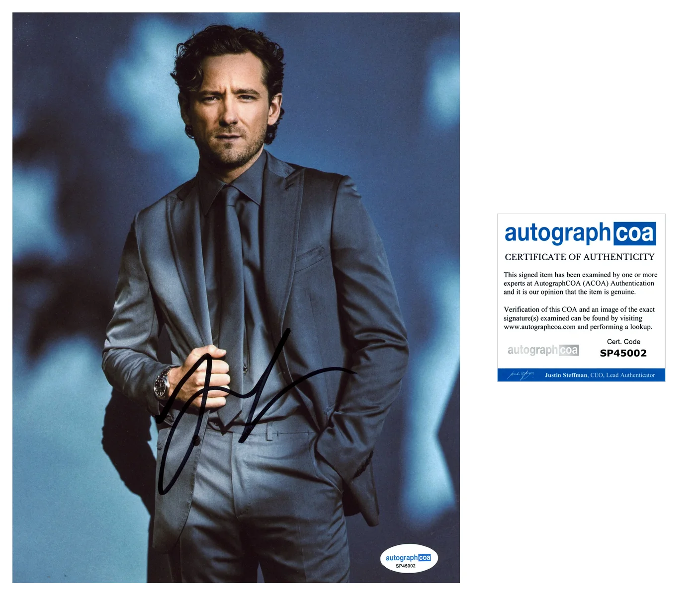 Lewis Pullman — Lewis Pullman signed Autograph 8x10 Photo TOP GUN Hot THUNDERBOLTS Sexy ACOA COA