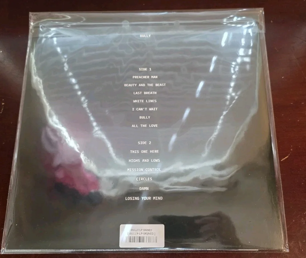 Kanye West “Bully” Signed Vinyl LP Silver Limited Edition Autographed Ye SOFI, image 3