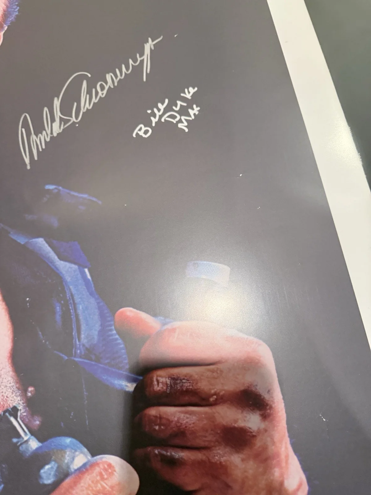 RARE! Commando Cast Signed Poster X5 Arnold Schwarzenegger Linen Backed Becket, image 4