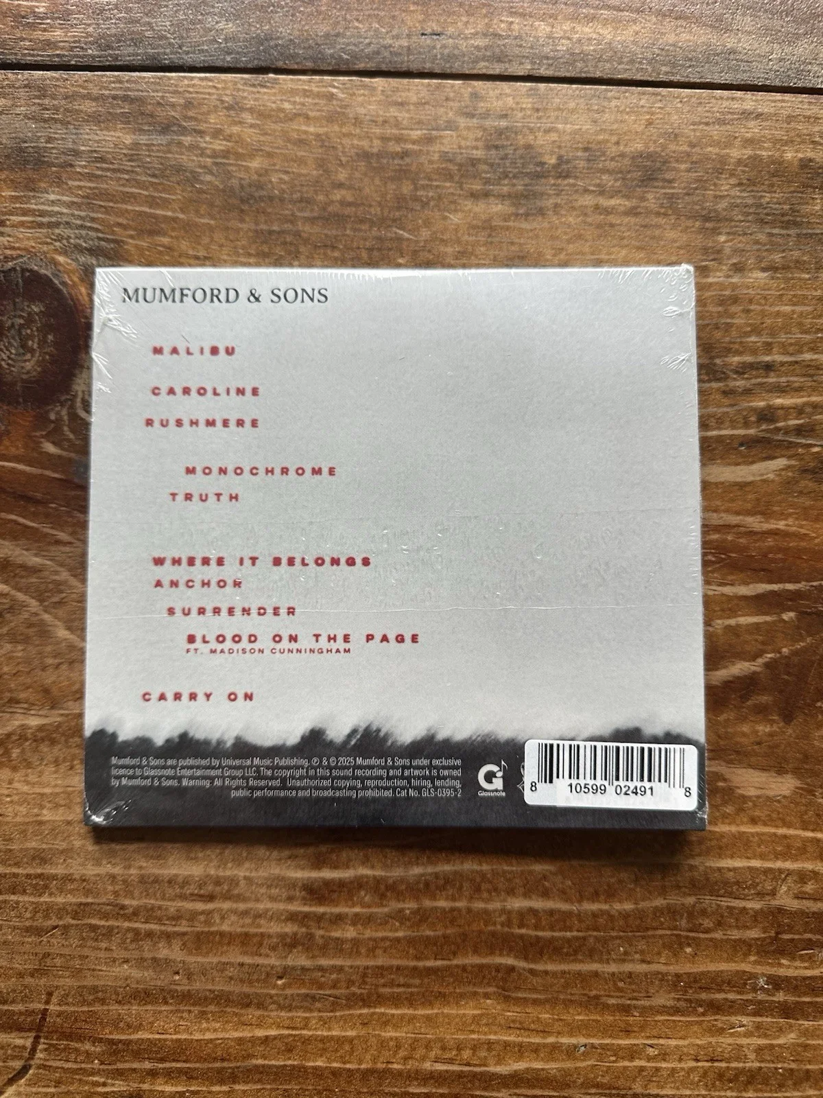 Mumford & Sons Rushmere (Signed) CD, image 2