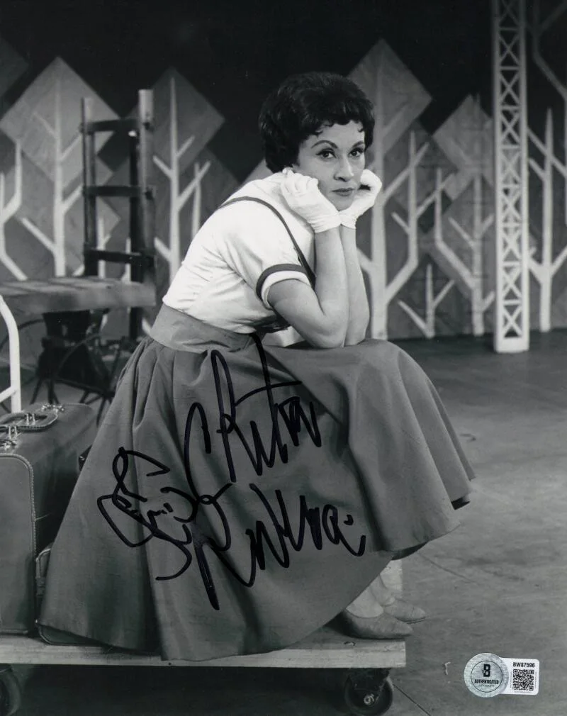 Chita Rivera — Chita Rivera Signed Autograph 8x10 Photo - Young West Side Story Icon w/ Beckett