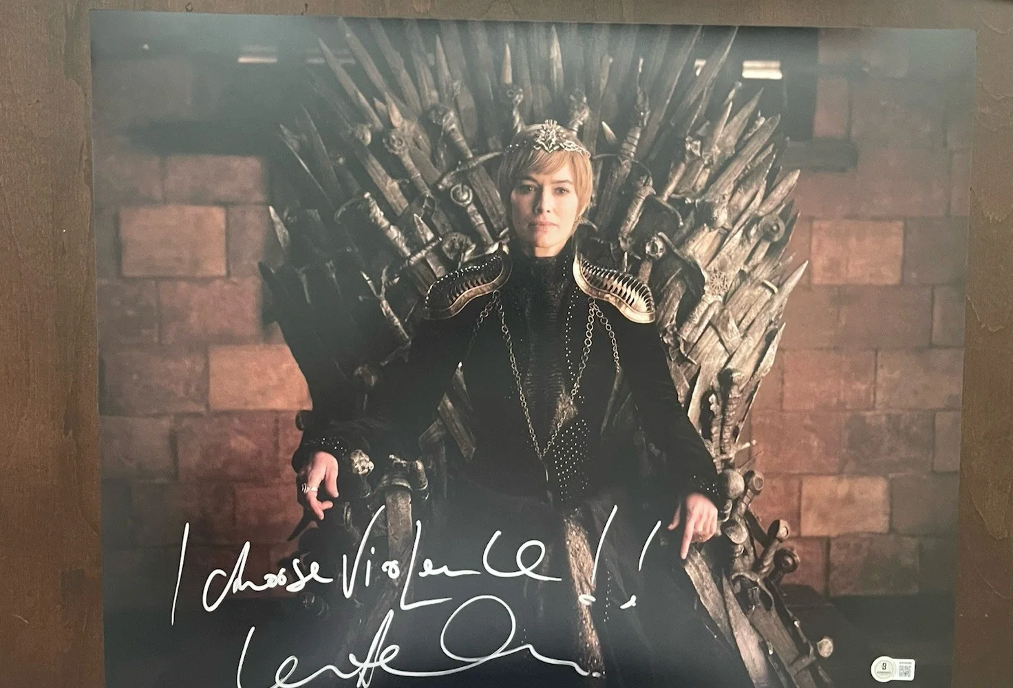 Lena Headey — Lena Headey Cersei Lannister Game of Thrones Signed Auto 16x20 PHOTO Beckett BAS, image 3