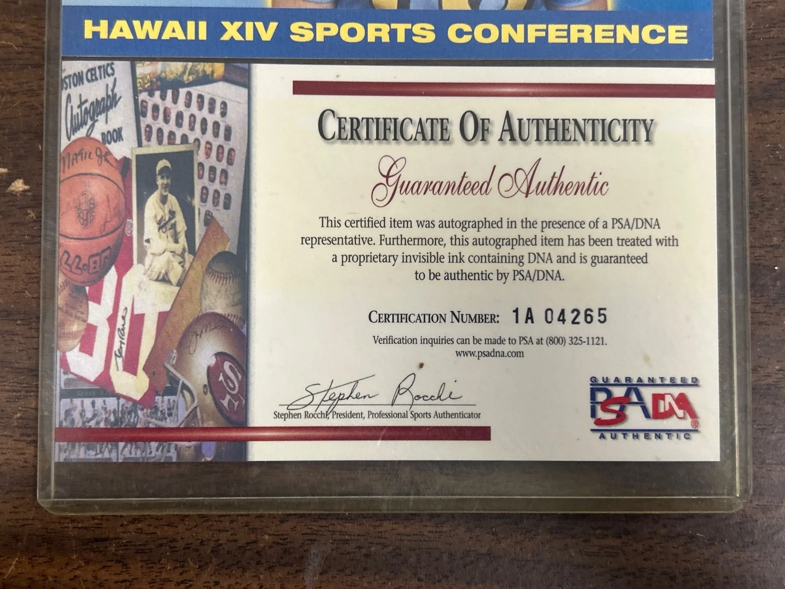 limited edition autographed Cade McNown collectible PSA/DNA, изображение 3