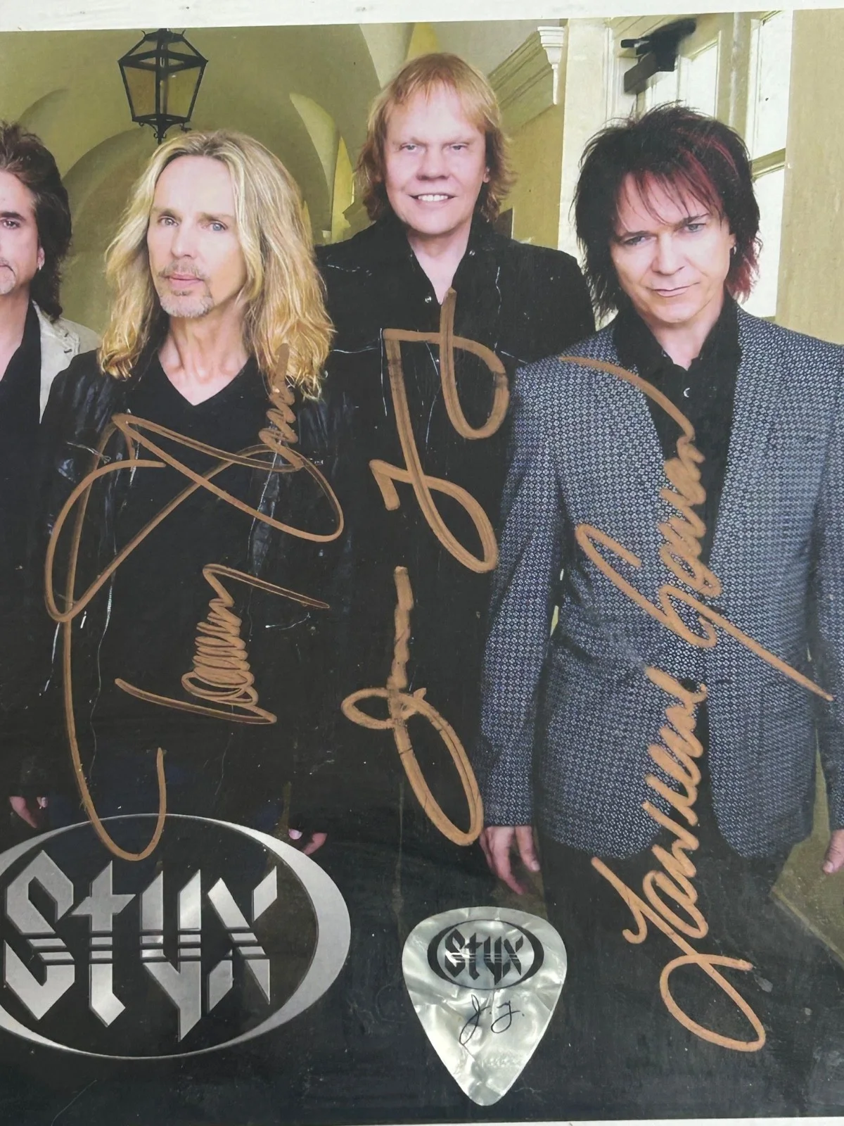 Autographed pomotional photo band Styx, image 3