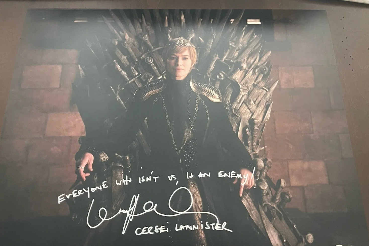 Lena Headey — Lena Headey Cersei Lannister Game of Thrones Signed Auto 16x20 PHOTO Beckett BAS, image 2