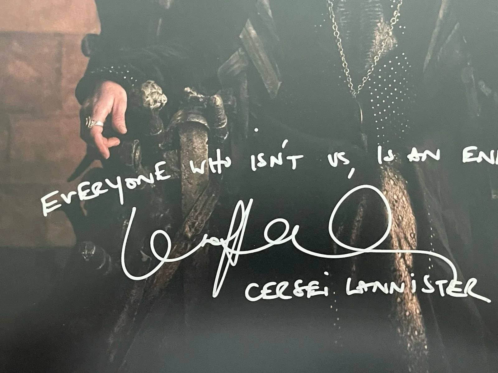 Lena Headey — Lena Headey Cersei Lannister Game of Thrones Signed Auto 16x20 PHOTO Beckett BAS, image 4