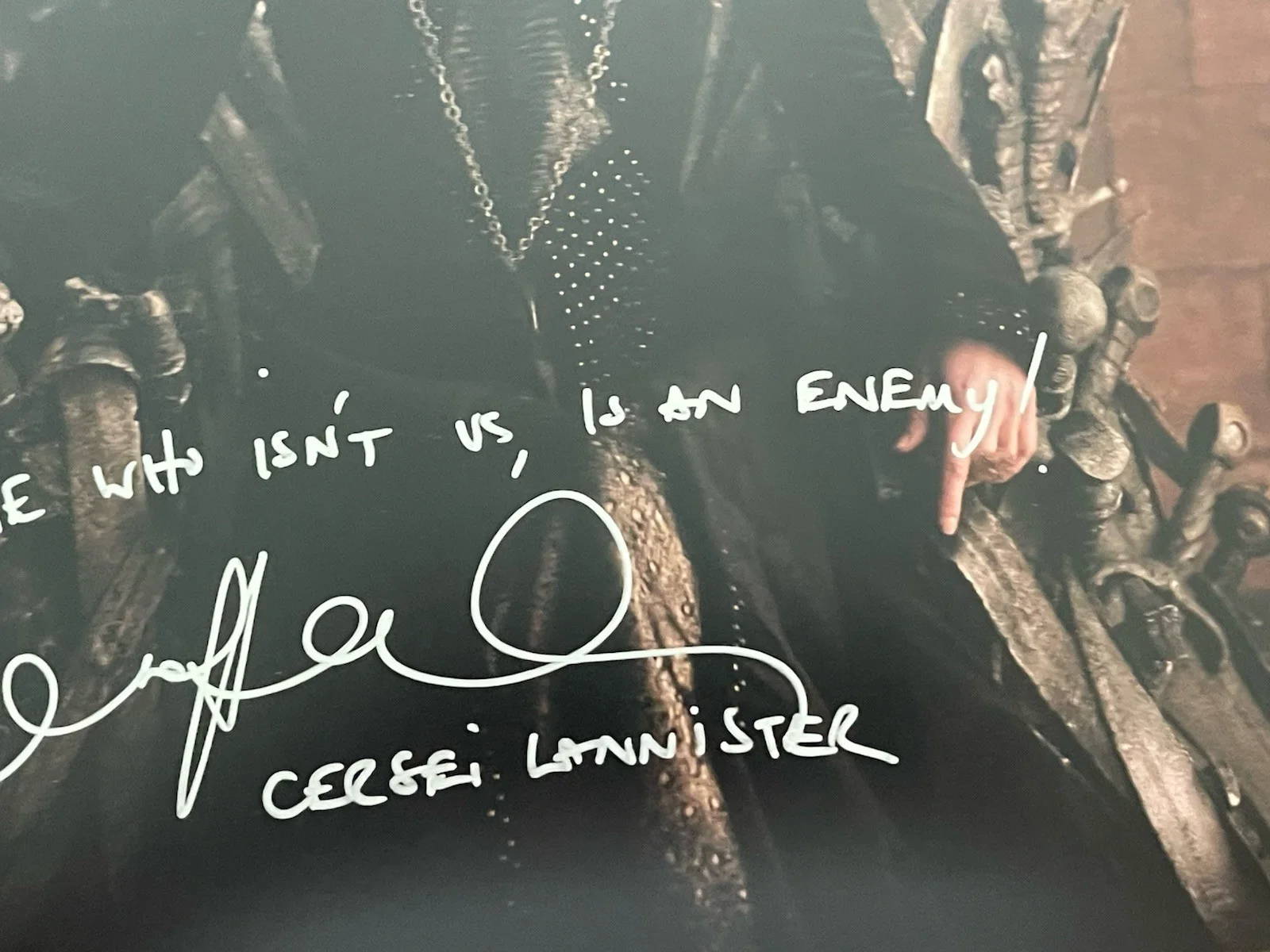 Lena Headey — Lena Headey Cersei Lannister Game of Thrones Signed Auto 16x20 PHOTO Beckett BAS, image 5