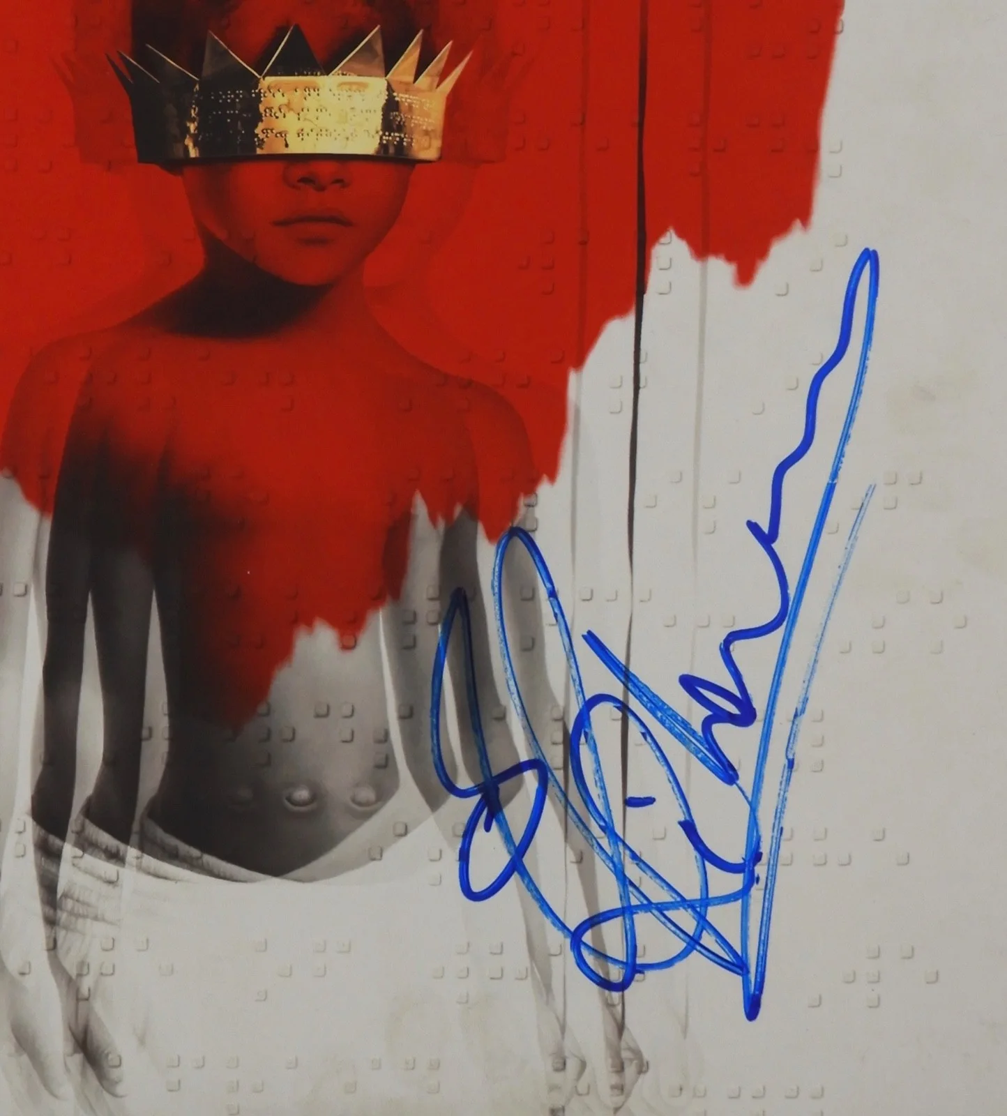 Rihanna JSA Signed Autograph Record Album Vinyl ANTI, image 2