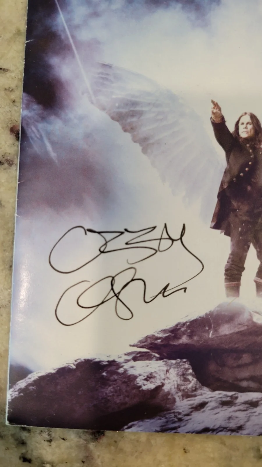 Ozzy Osbourne Autographed 'Scream' CD Booklet w/JSA COA, image 2