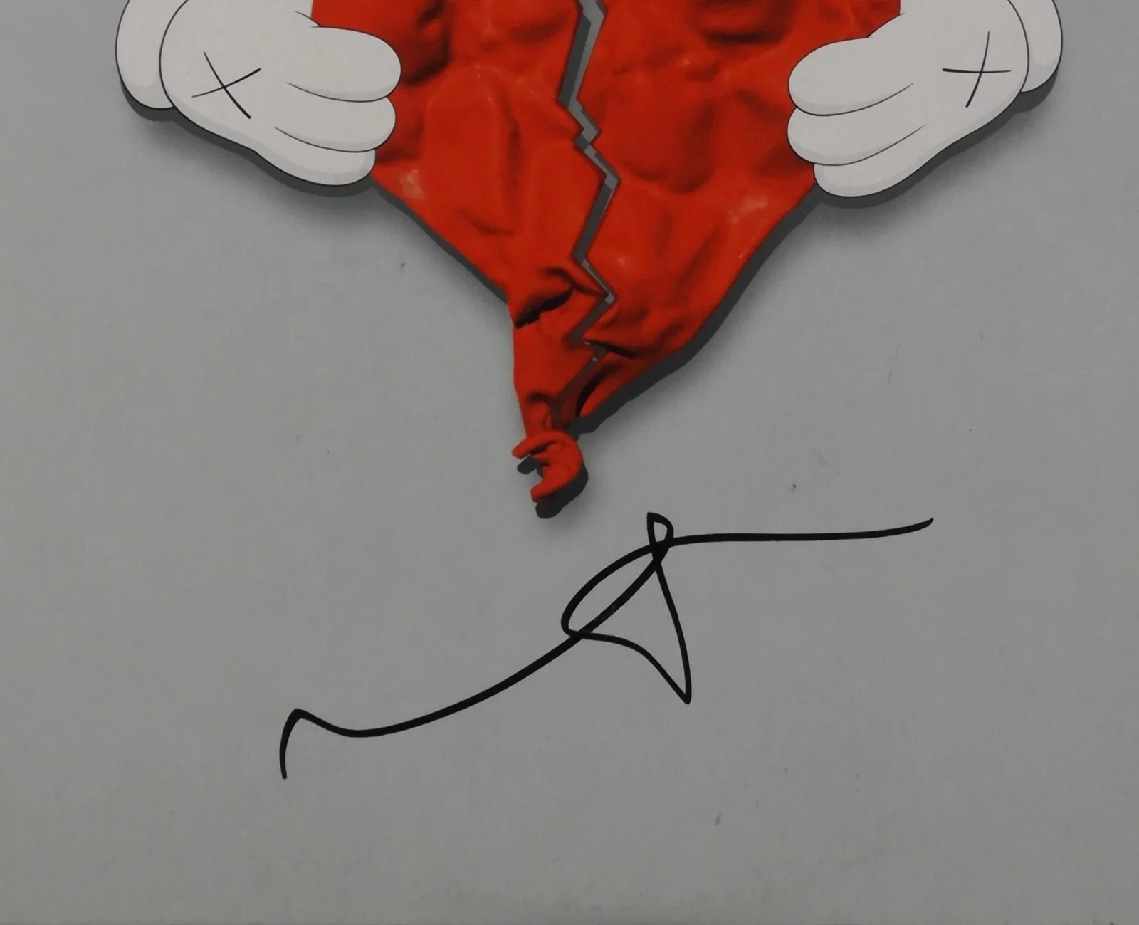 Kayne West JSA Signed Autograph Record Album Vinyl 808s & Heartbreak, изображение 2