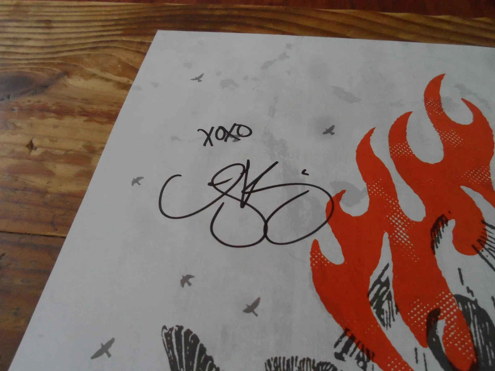 EMILY KINNEY — EMILY KINNEY (BETH) THE WALKING DEAD AUTOGRAPHED/SIGNED 11X17 EVENT POSTER, изображение 2