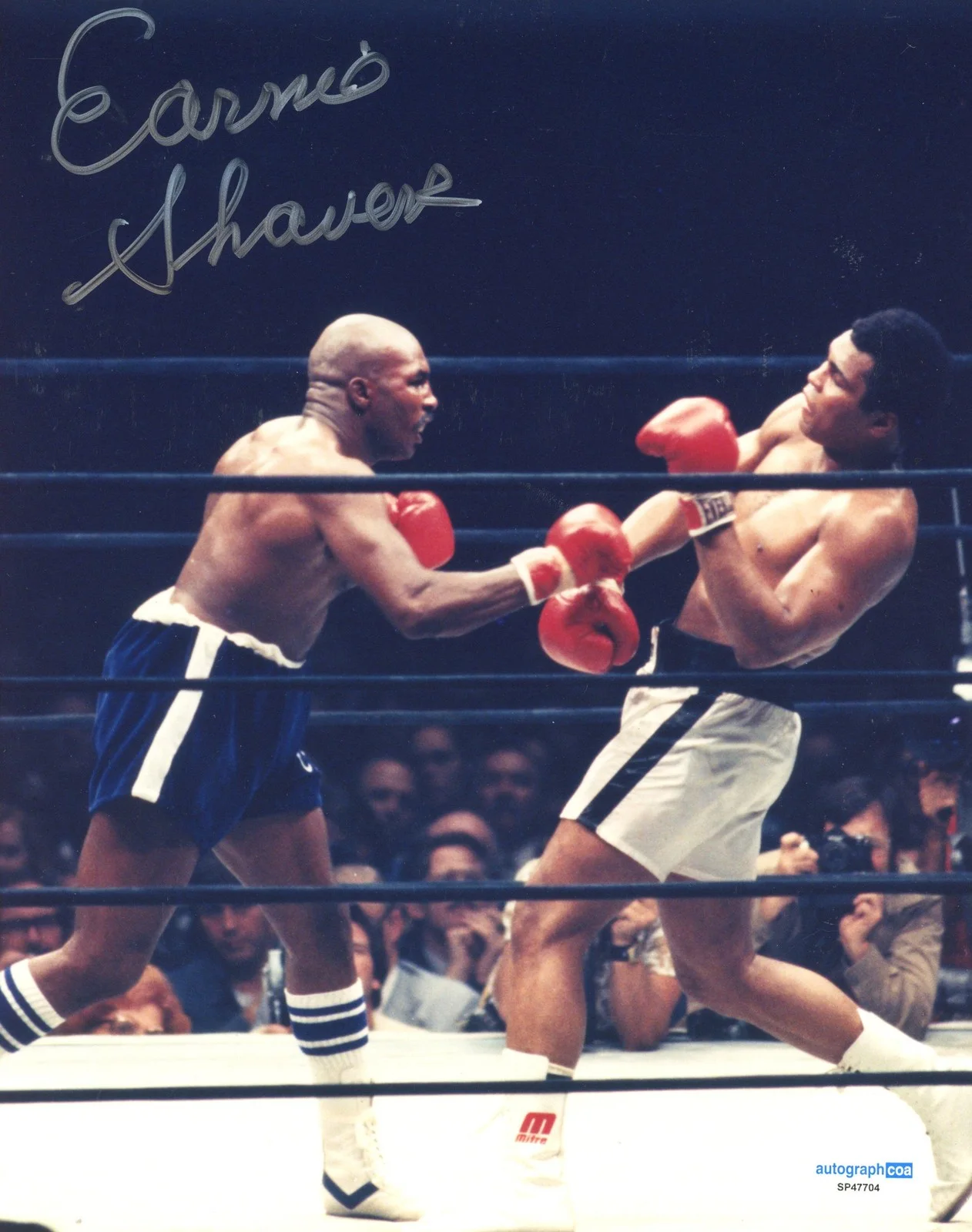 Earnie Shavers — Earnie Shavers AUTOGRAPH Signed Boxing Champ Autographed 8x10 Photo B ACOA
