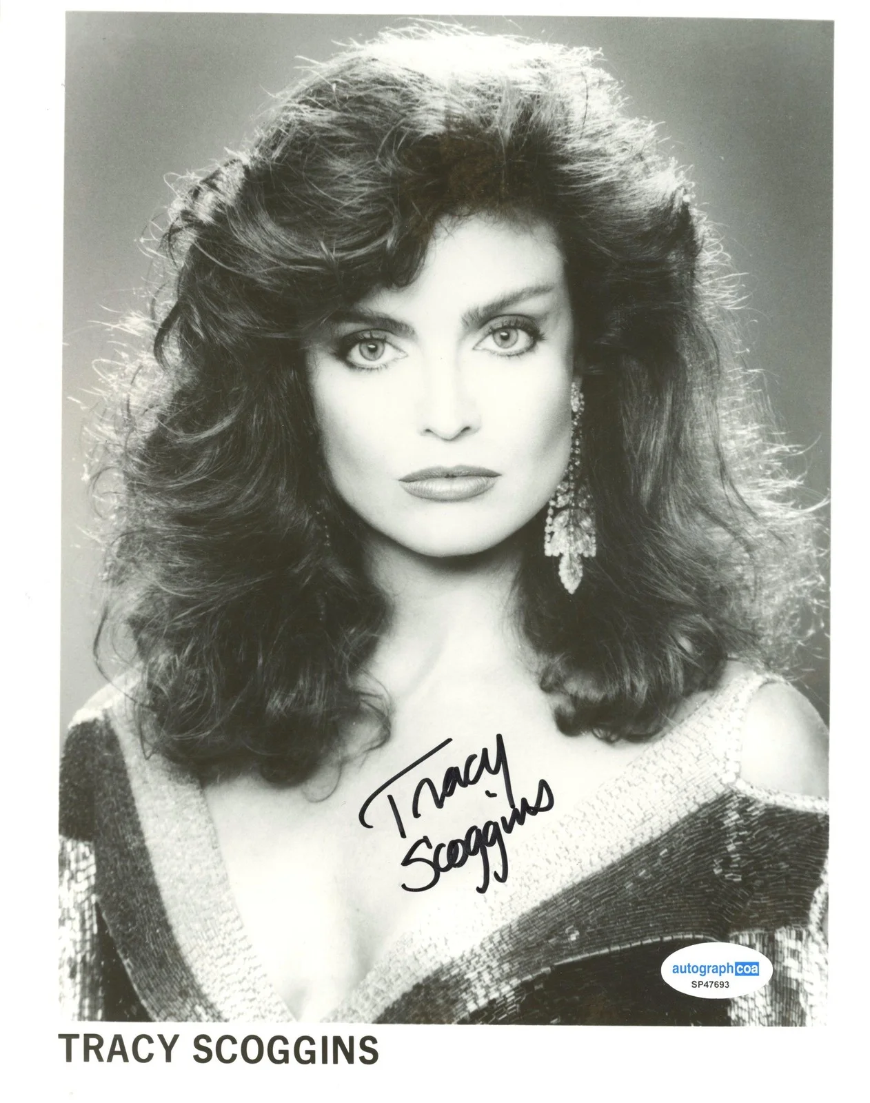 Tracy Scoggins — Tracy Scoggins "Lois & Clark" AUTOGRAPH Signed Autographed 8x10 Photo ACOA