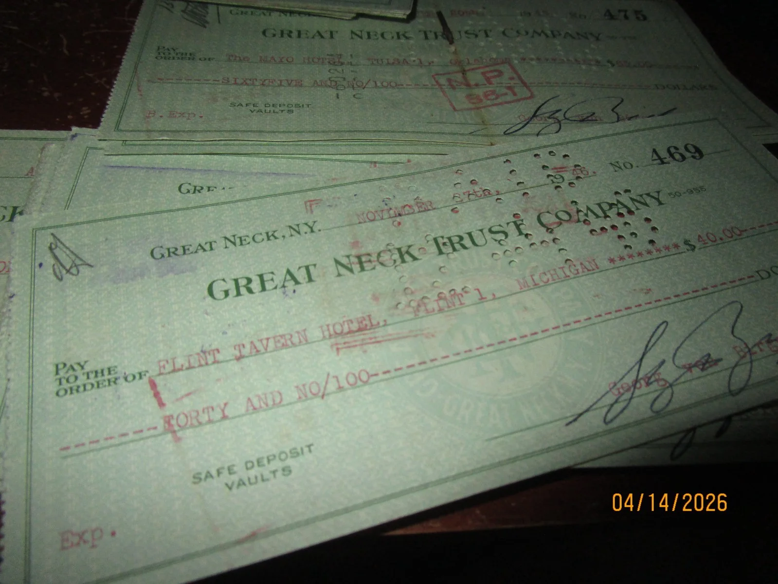 Georg Von Birgelen — 1940's Georg Von Birgelen Ice Skating Skater Champion Signed Check Lot (145), изображение 3