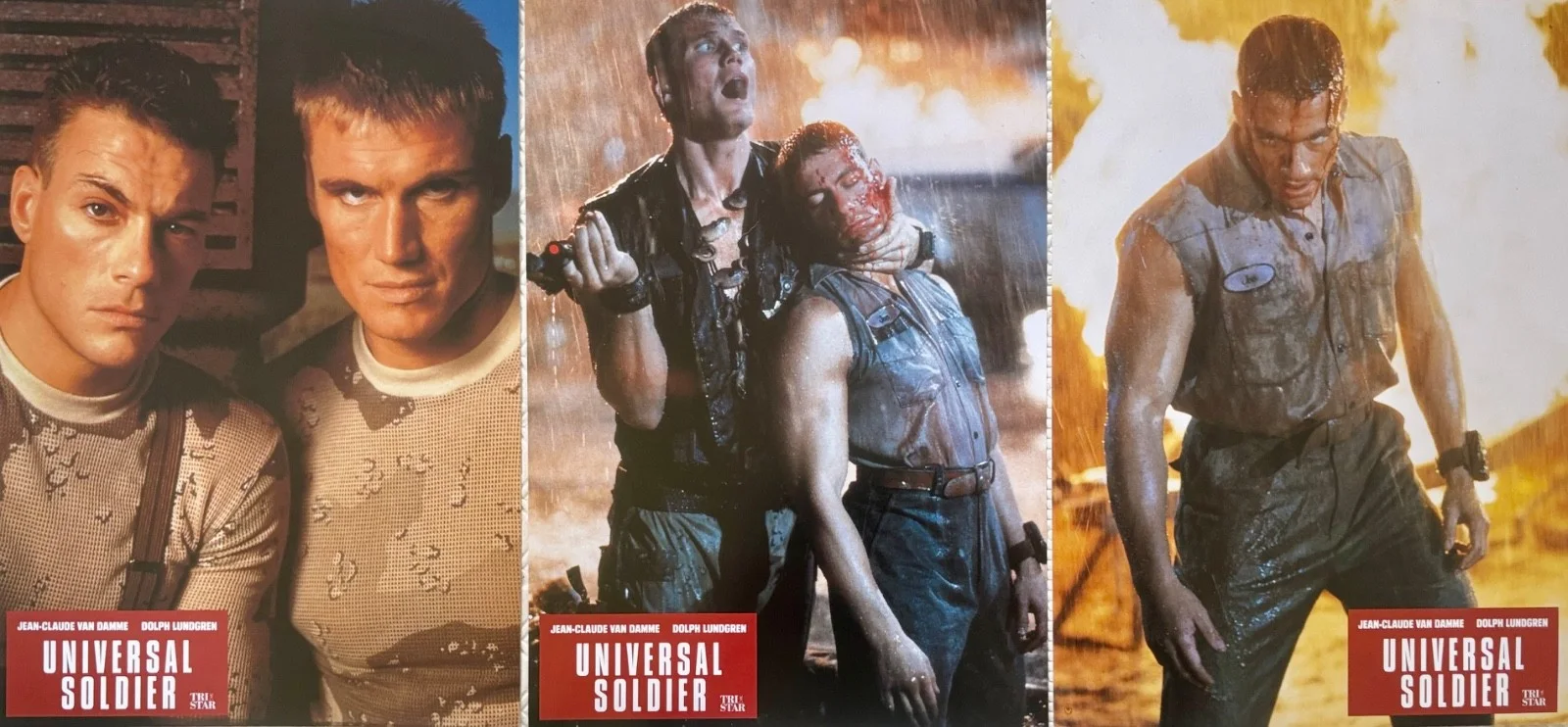 Universal Soldier set of 12 Original German Lobby Cards Jean Claude Van Damme, изображение 2
