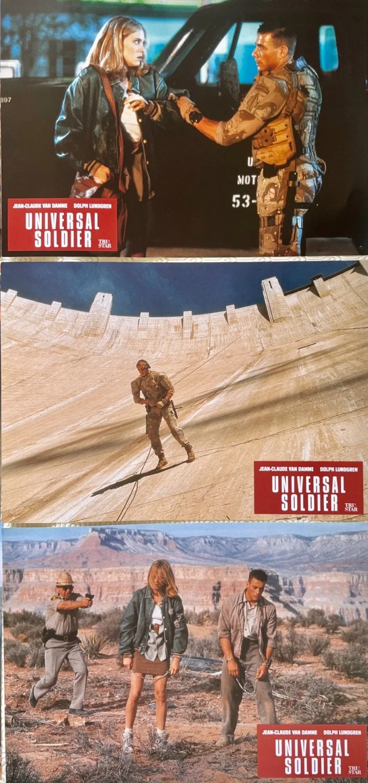 Universal Soldier set of 12 Original German Lobby Cards Jean Claude Van Damme, изображение 3