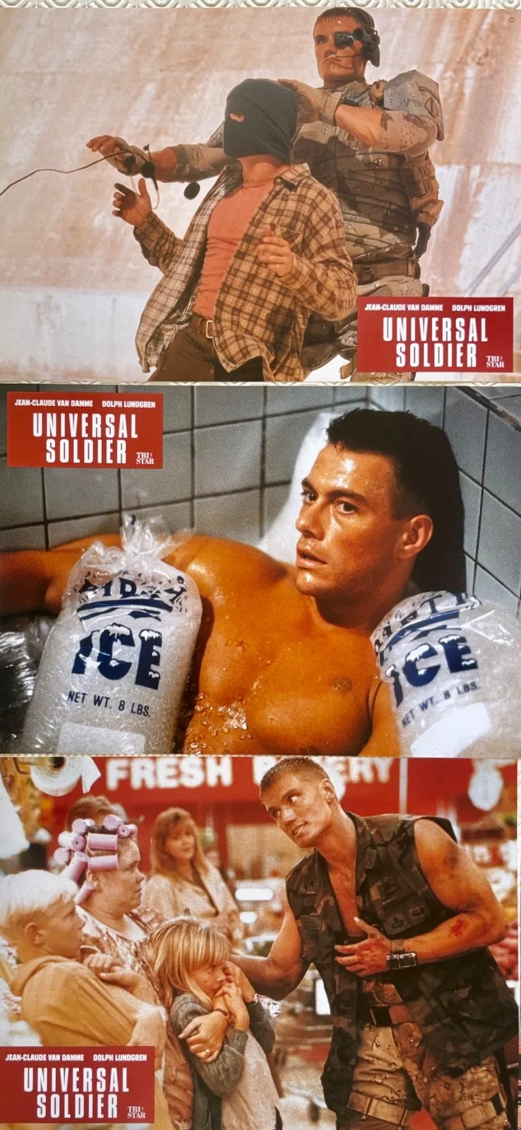 Universal Soldier set of 12 Original German Lobby Cards Jean Claude Van Damme, изображение 5