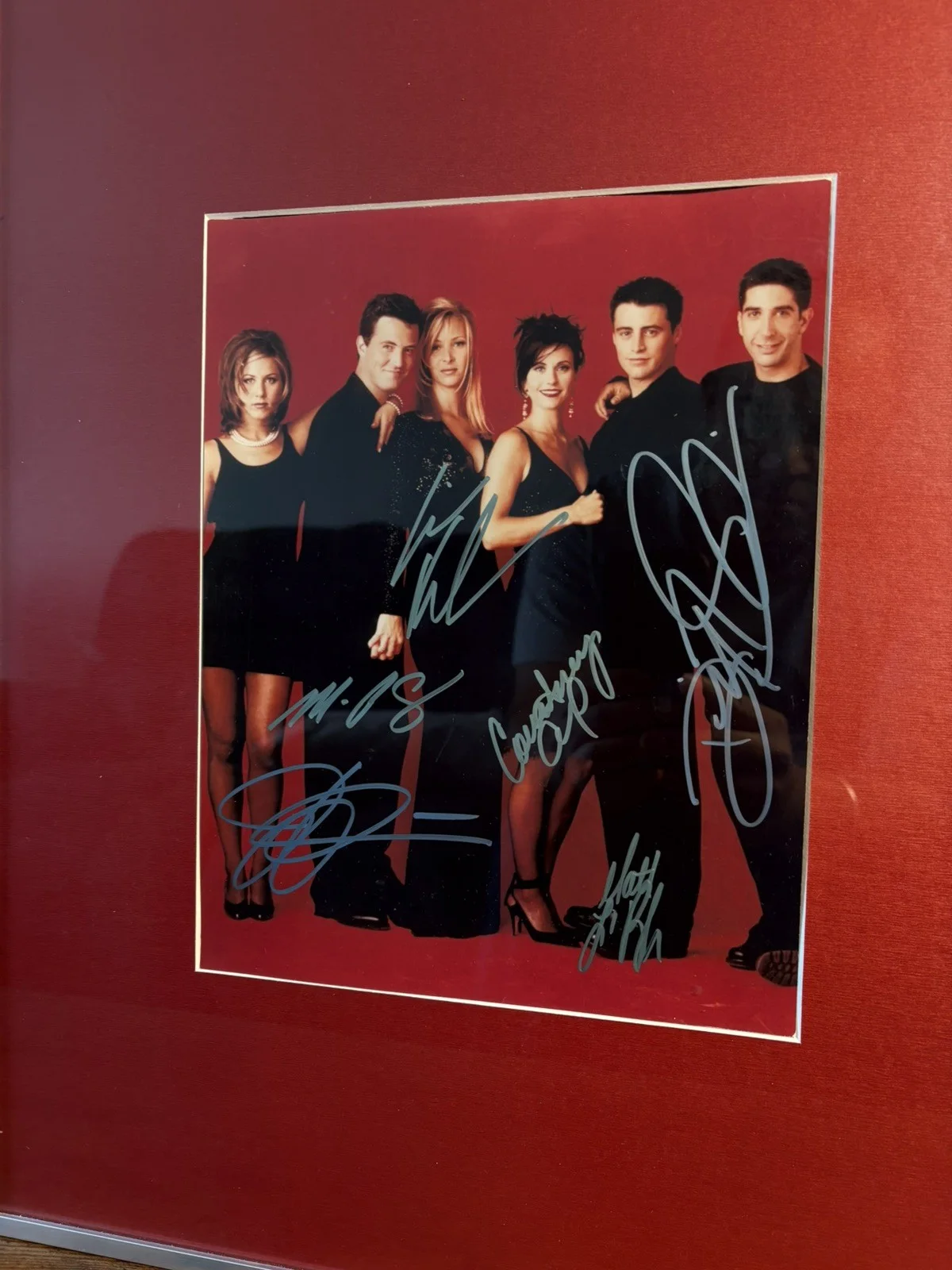 Jennifer Aniston, Courteney Cox, Matt Leblanc, Matthew Perry — FRIENDS (Full Cast x6) Signed 8.5X11 in. Authentic Original Autographs w/COA, image 5