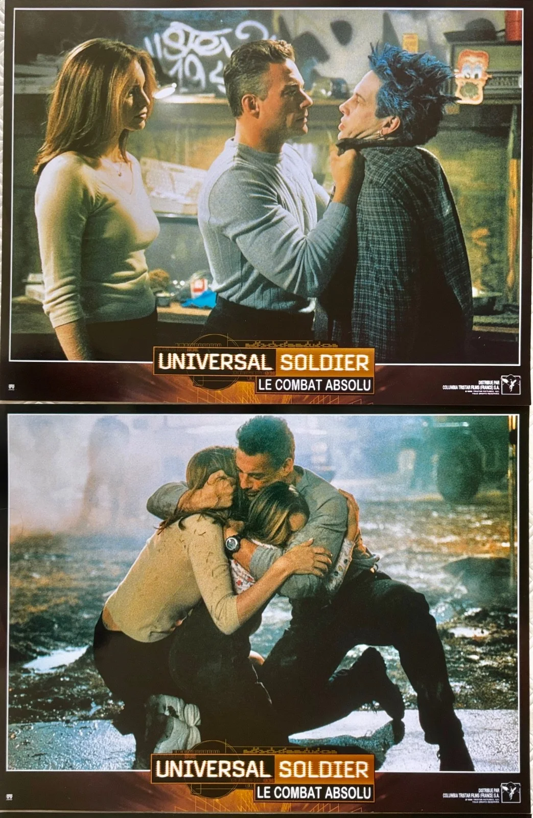 Universal Soldier set of 8 Original French Lobby Cards Jean Claude Van Damme, изображение 2