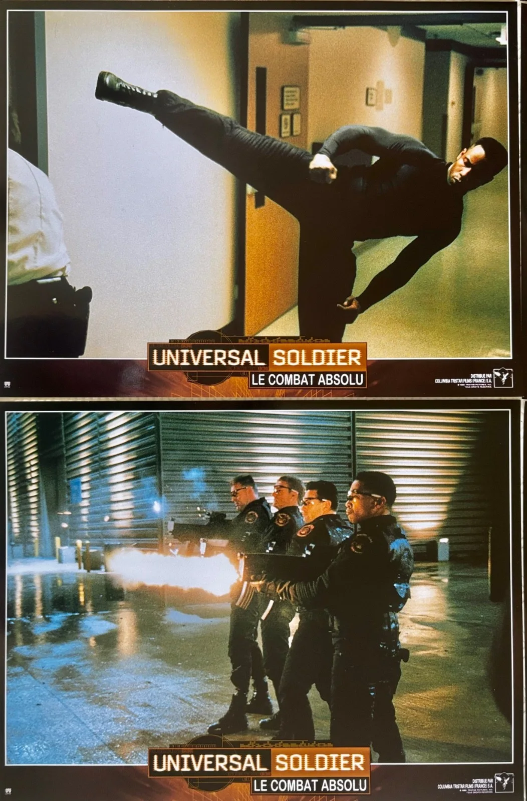 Universal Soldier set of 8 Original French Lobby Cards Jean Claude Van Damme, изображение 4