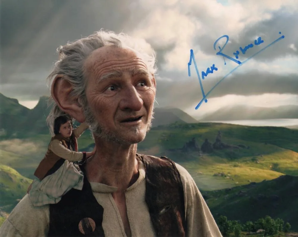 Mark Rylance — Mark Rylance Signed Autograph 8x10 Photo - Dahl BFG Star w/ Rare Full Signature