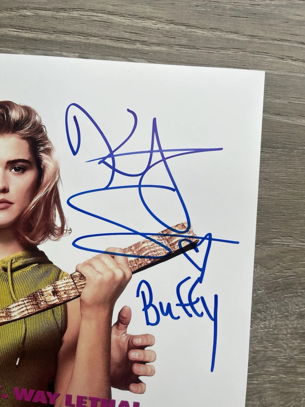 Kirsty Swanson — Kristy Swanson Signed Buffy The Vampire Slayer 11x17 Photo Beckett COA, image 4