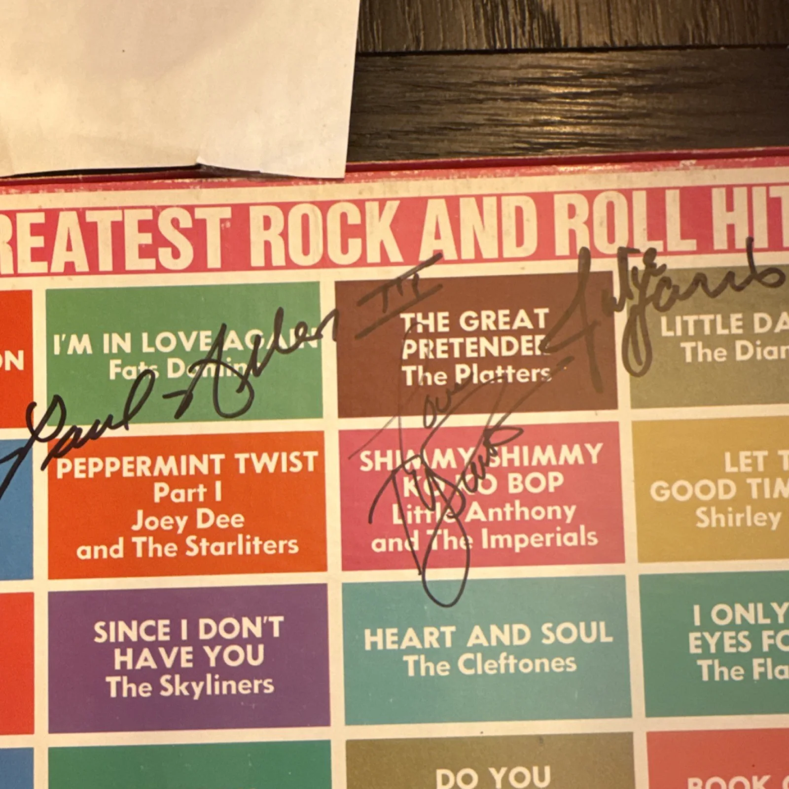 The Platters Original Autographed 4 Album Record Set Signed Music Collectible, изображение 4