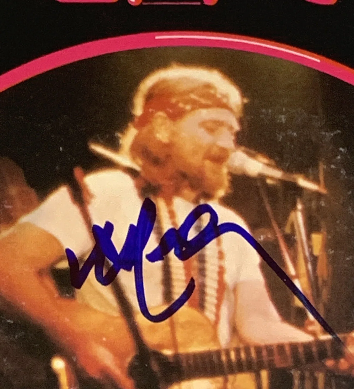 Willie Nelson signed Live Album lp autograph beckett coa, изображение 3