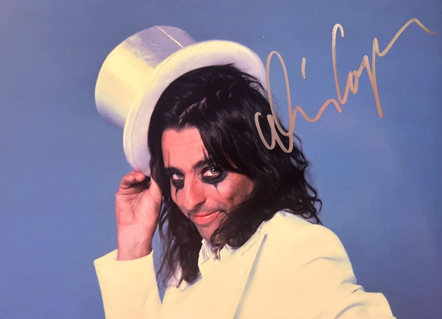 ALICE COOPER Hand Singed 8x10 inch Original Authentic Autograph w/COA, image 5