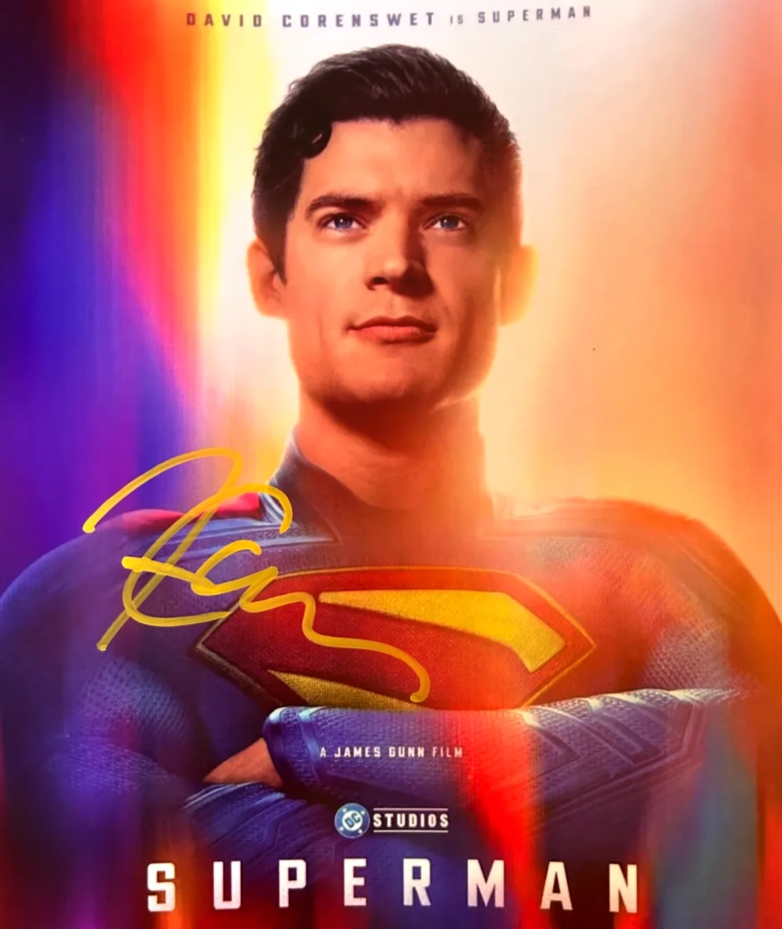 David Corenswet — SUPERMAN Signed 8x10" (DAVID CORENSWET) Authentic Autograph w/COA