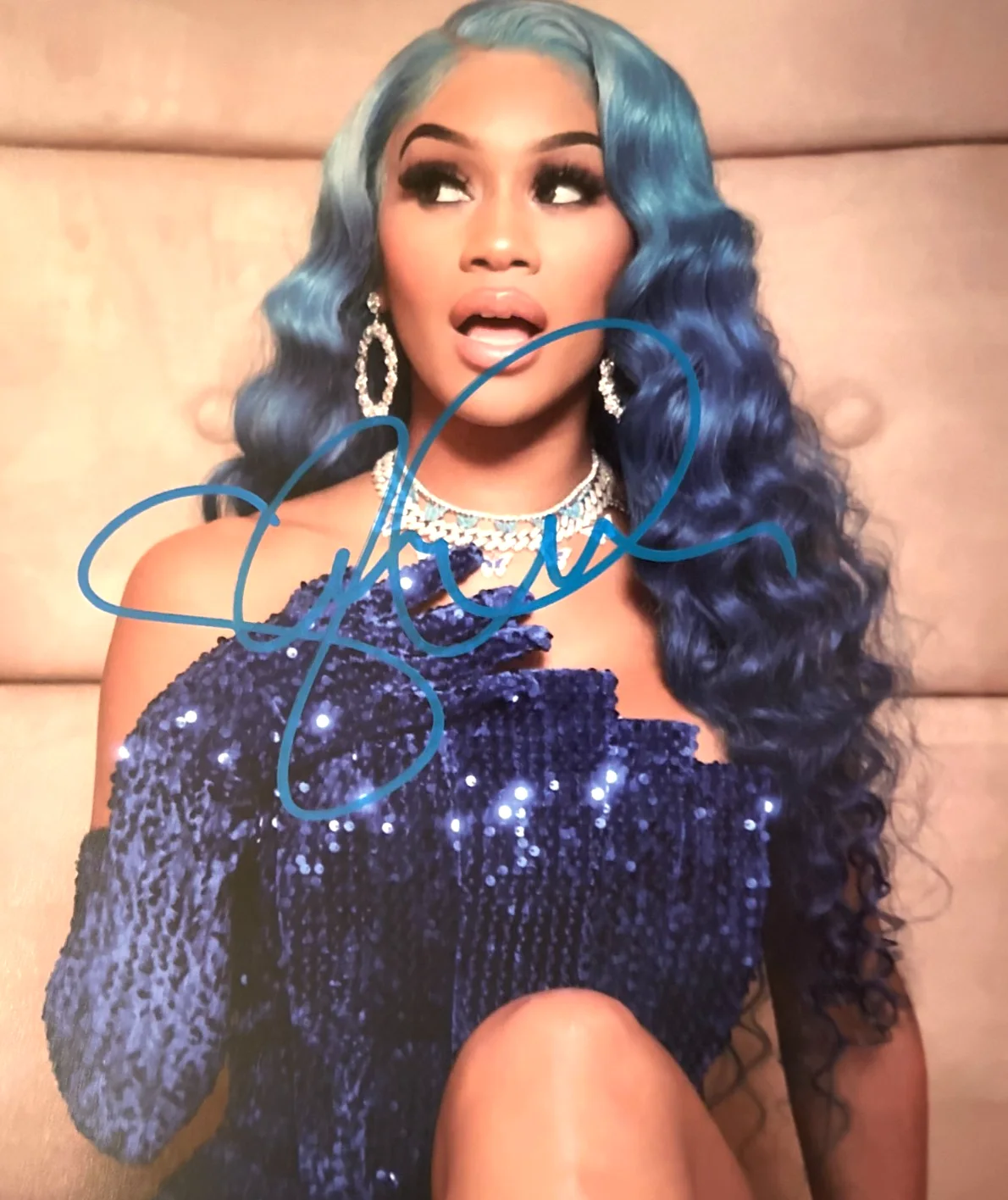 SAWEETIE Hand Signed Original 8x10 inch Photo Authentic Autograph w/COA, изображение 3