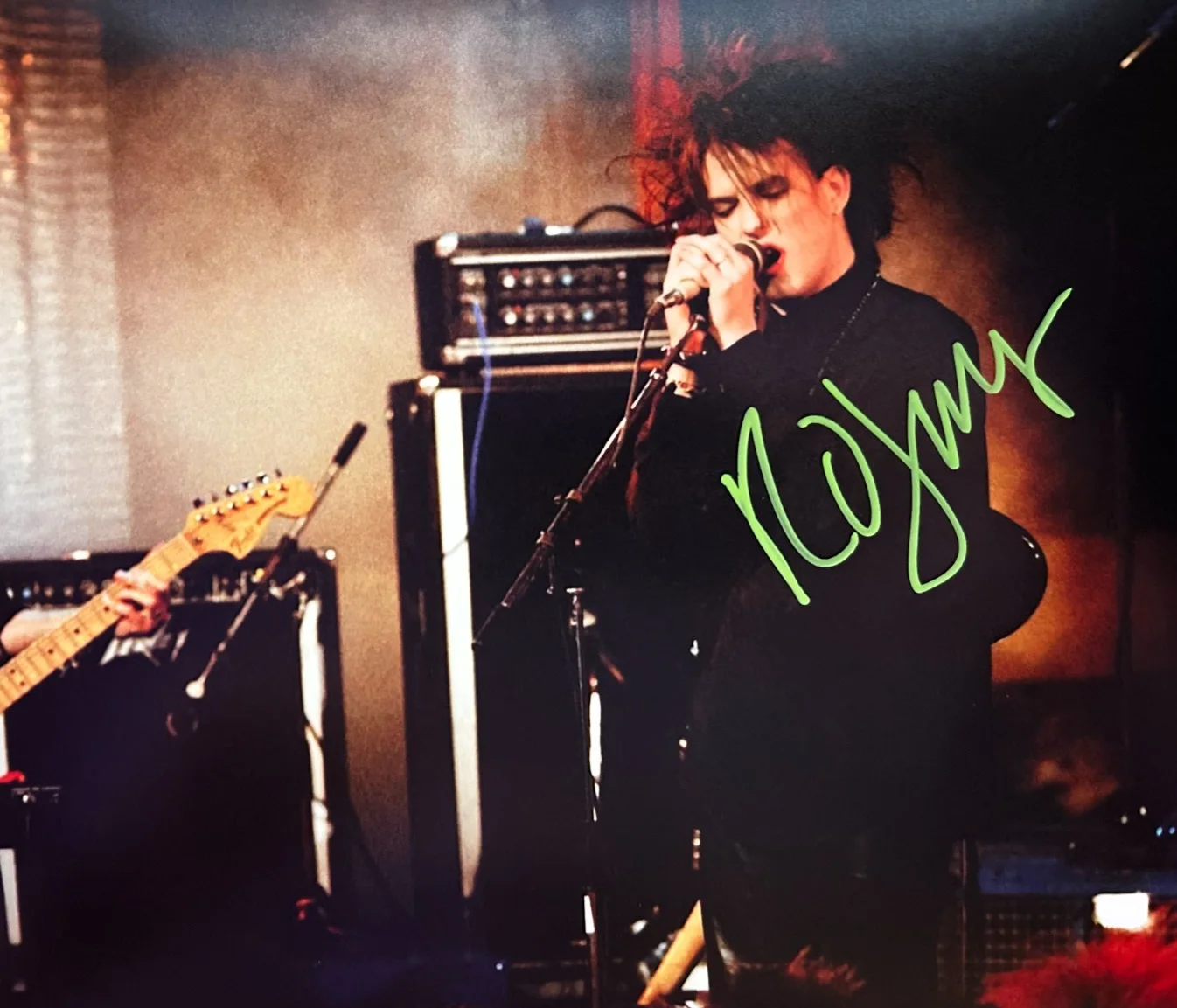 ROBERT SMITH Signed (THE CURE) 8x10" Authentic Autograph, image 2