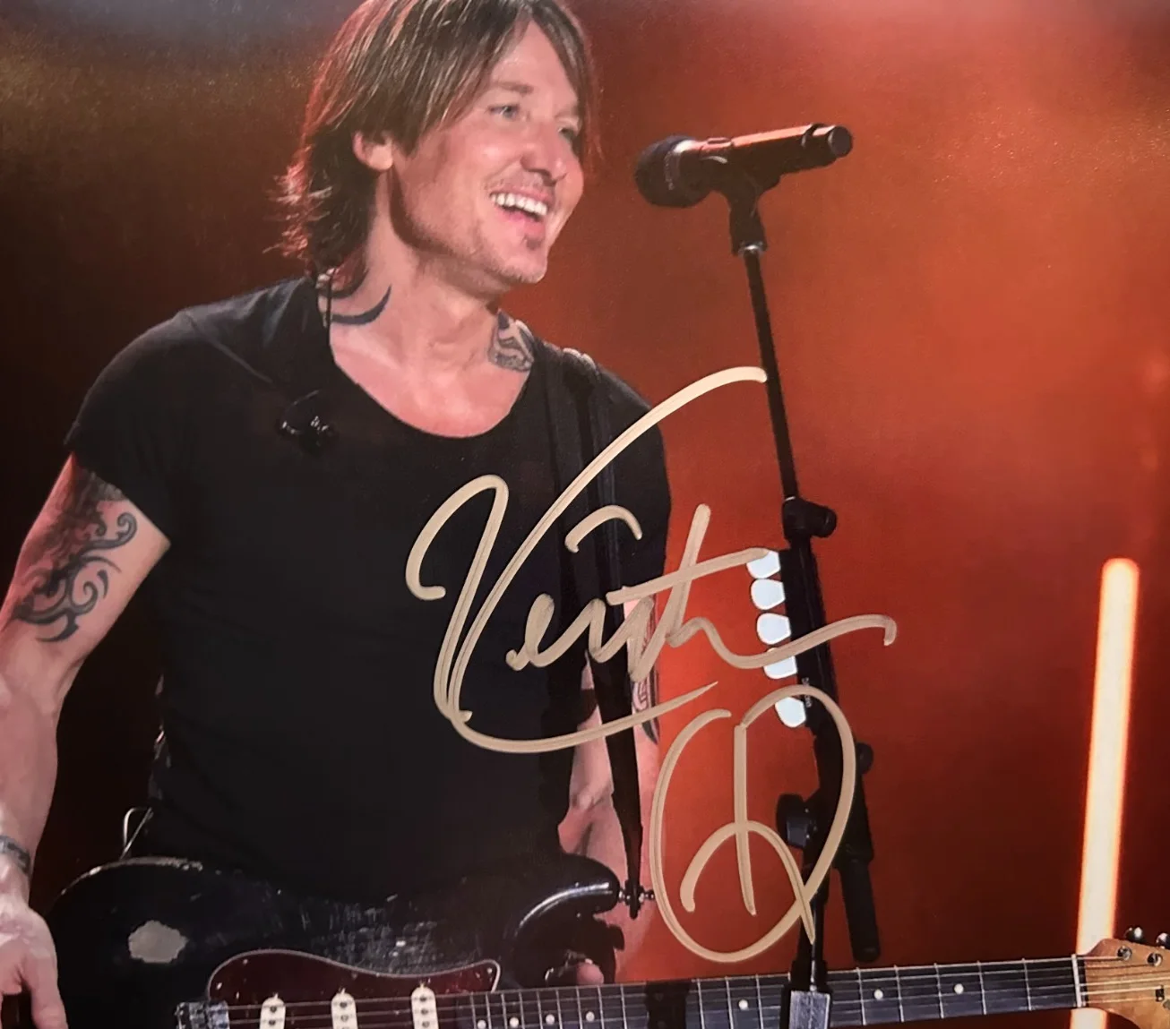 KEITH URBAN Hand Signed 8x10" Authentic Original Autograph w/COA, image 3