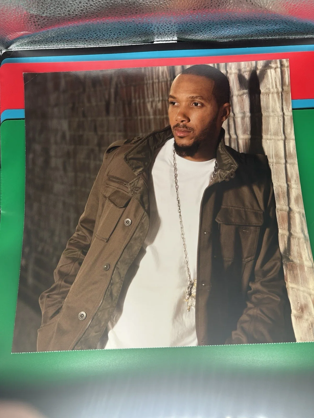 Lyfe Jennings Rare Autographed 12x12 Promotional Poster From Change Release, изображение 2