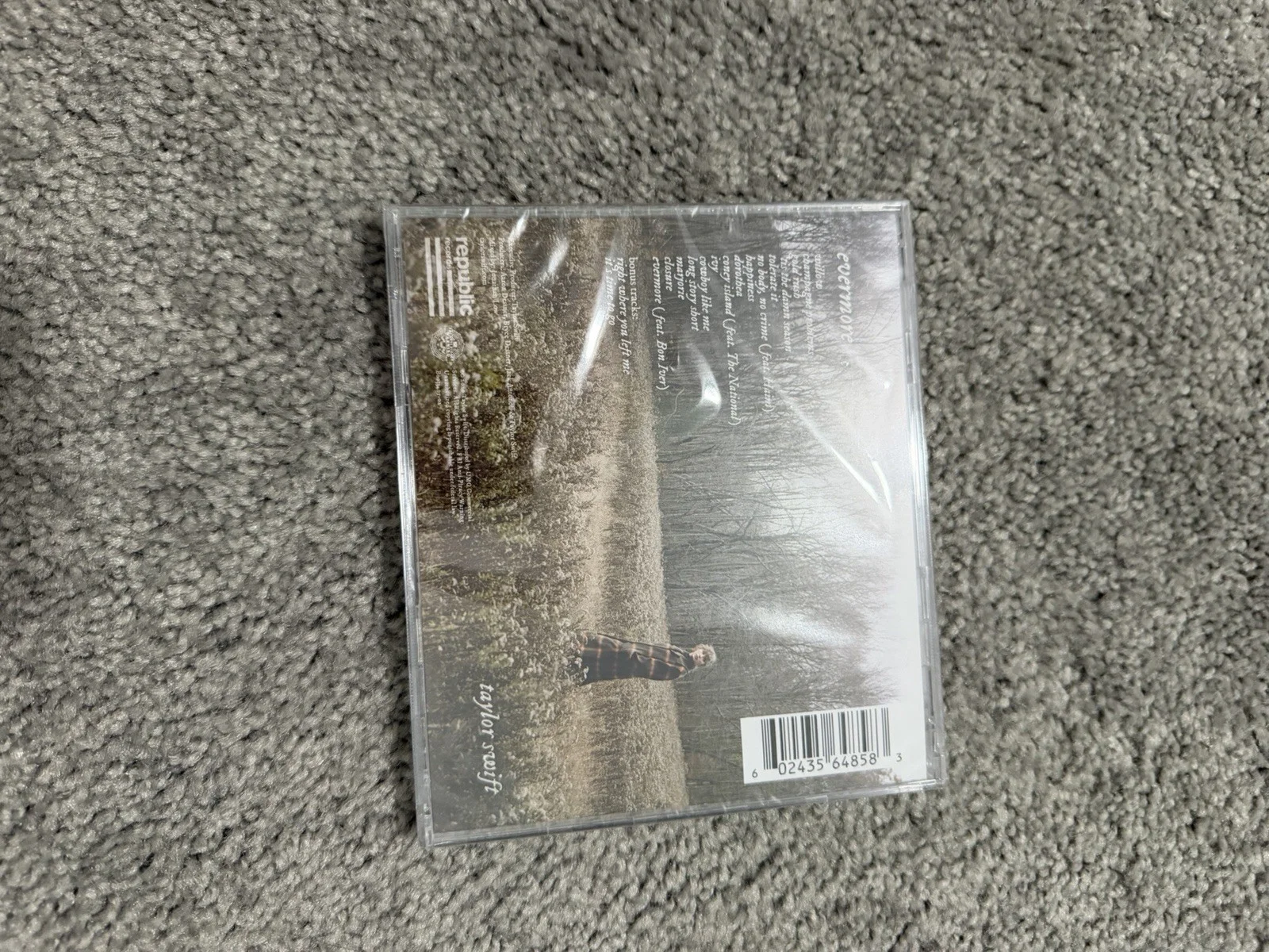 Signed Sealed Taylor Swift Evermore CD, image 2