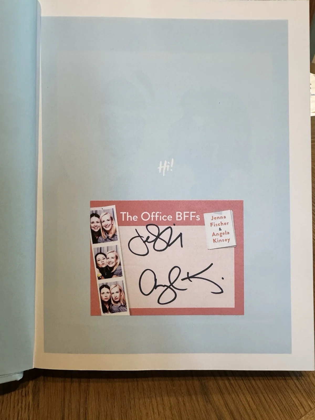 THE OFFICE BFFs “ Pam”Jenna Fischer & “Angela”Kinsey Signed 1st Ed. Autographed, изображение 2