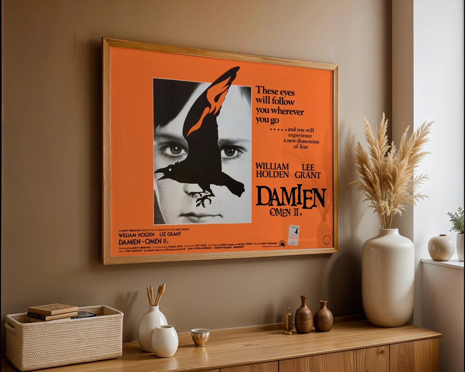 Damien – Omen II - 1978 Supernatural Horror Restored 30" x 40" UK Quad Poster, изображение 3