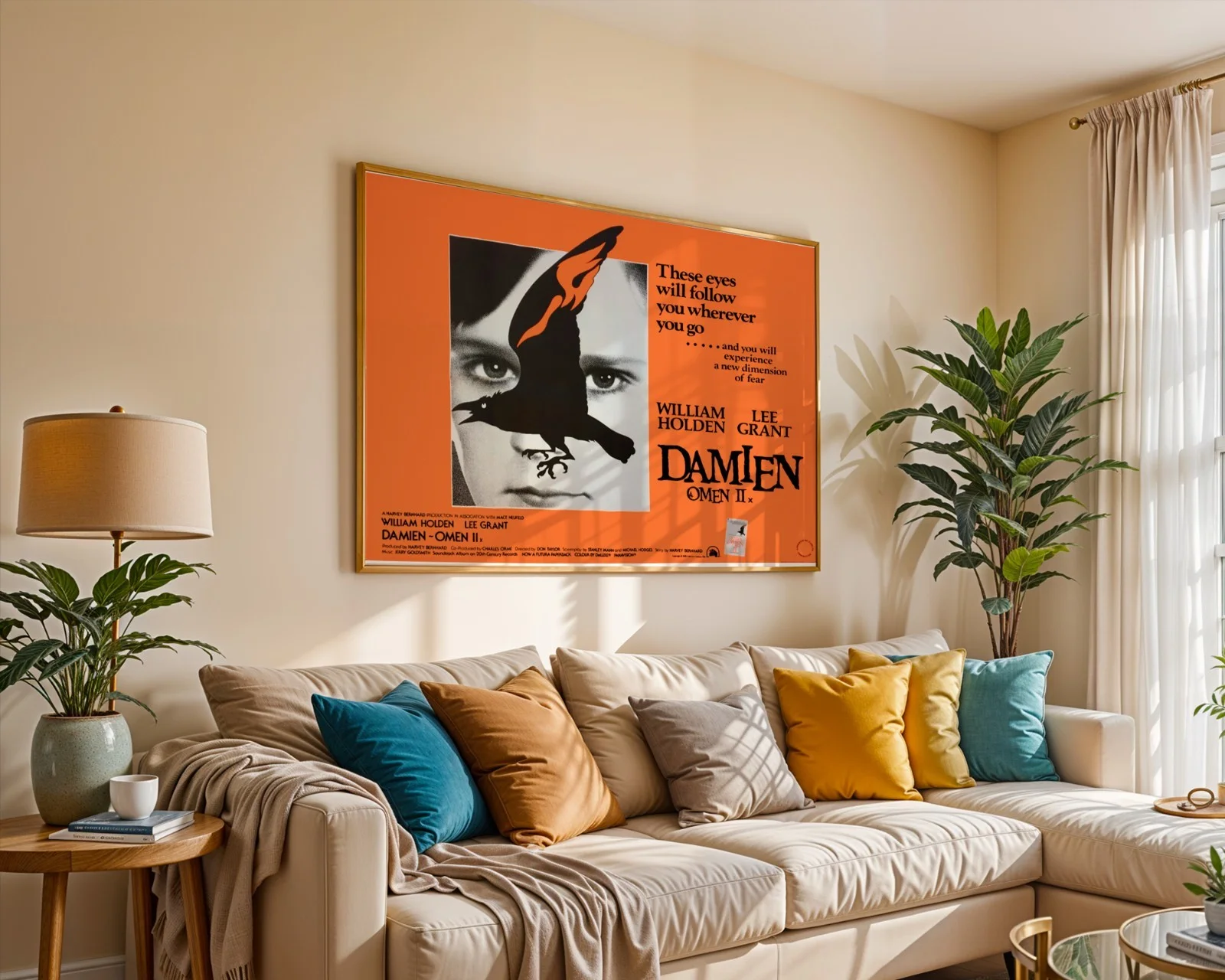 Damien – Omen II - 1978 Supernatural Horror Restored 30" x 40" UK Quad Poster, изображение 5