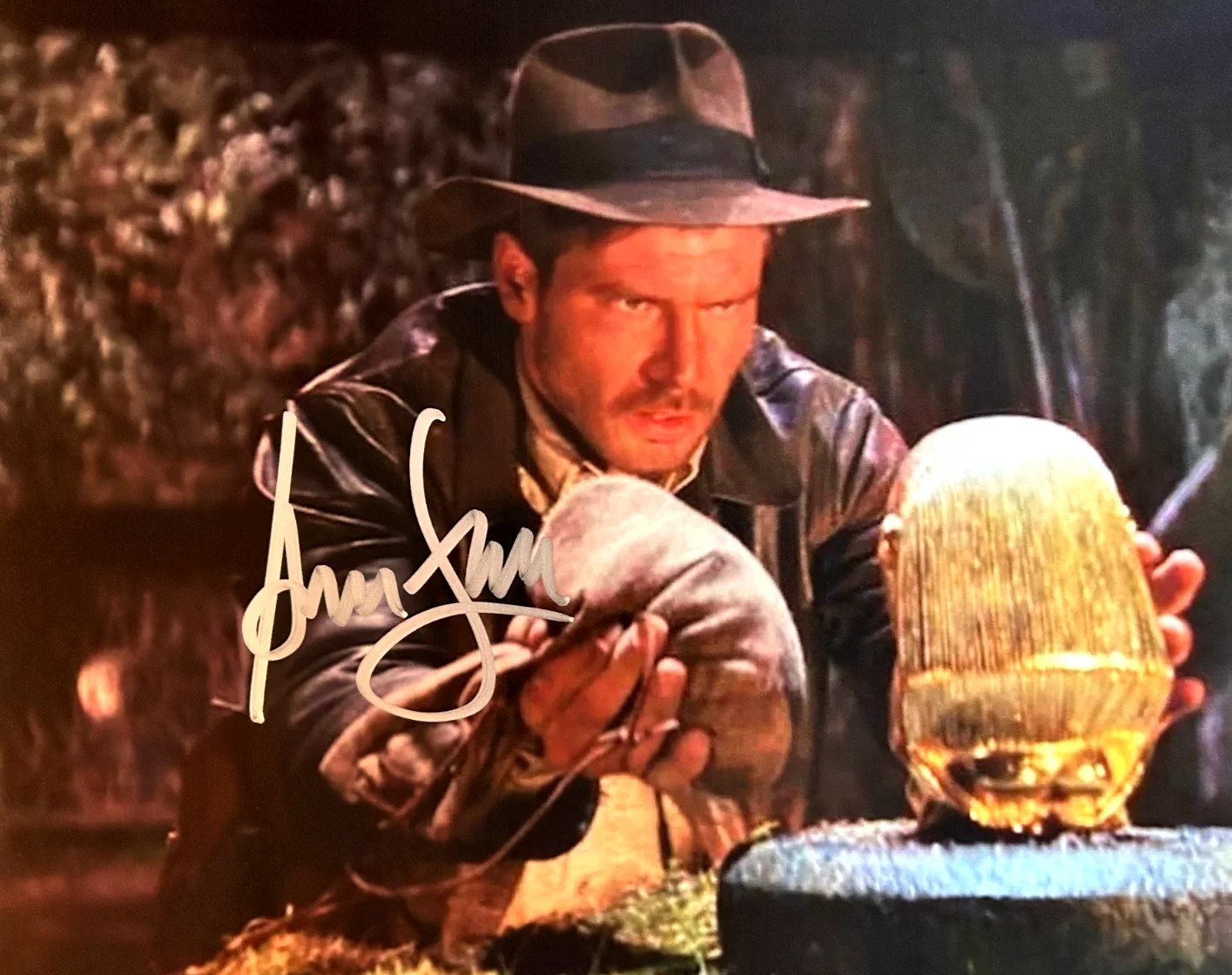 Harrison Ford — HARRISON FORD Signed 8x10" Indiana Jones Original Authentic Autograph w/COA