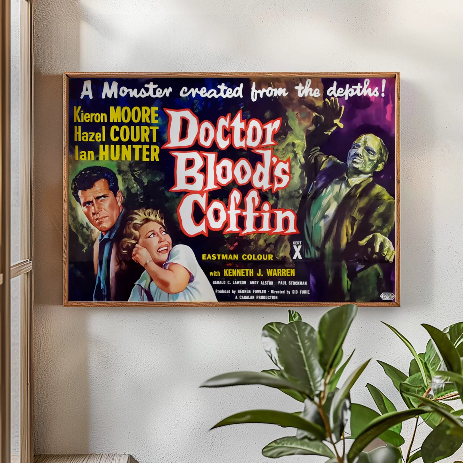 Doctor Blood's Coffin - 1961 Sci-Fi / Horror Restored 30" x 40" UK Quad Poster, image 2