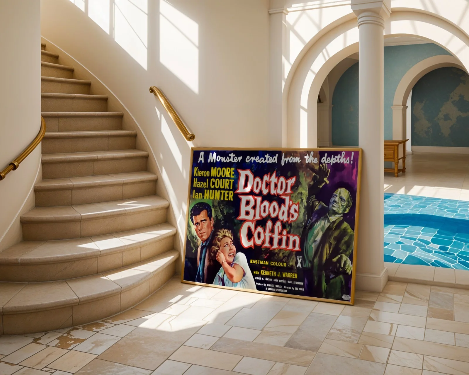 Doctor Blood's Coffin - 1961 Sci-Fi / Horror Restored 30" x 40" UK Quad Poster, image 4