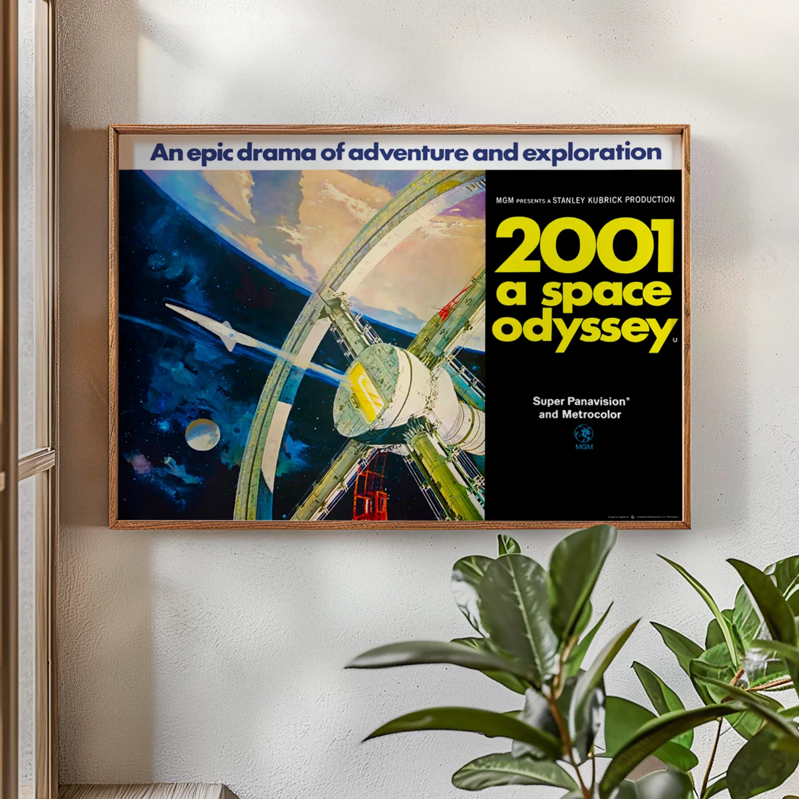 2001: A Space Odyssey - 1968 Sci-Fi Adventure Restored 30" x 40" UK Quad Poster, image 2