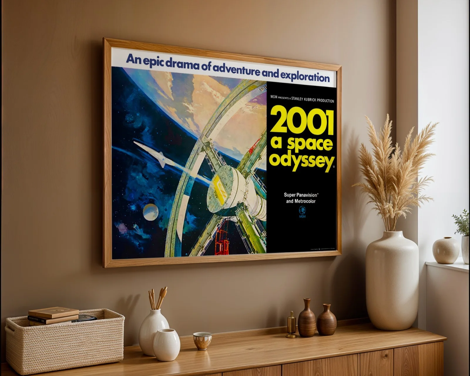 2001: A Space Odyssey - 1968 Sci-Fi Adventure Restored 30" x 40" UK Quad Poster, image 3